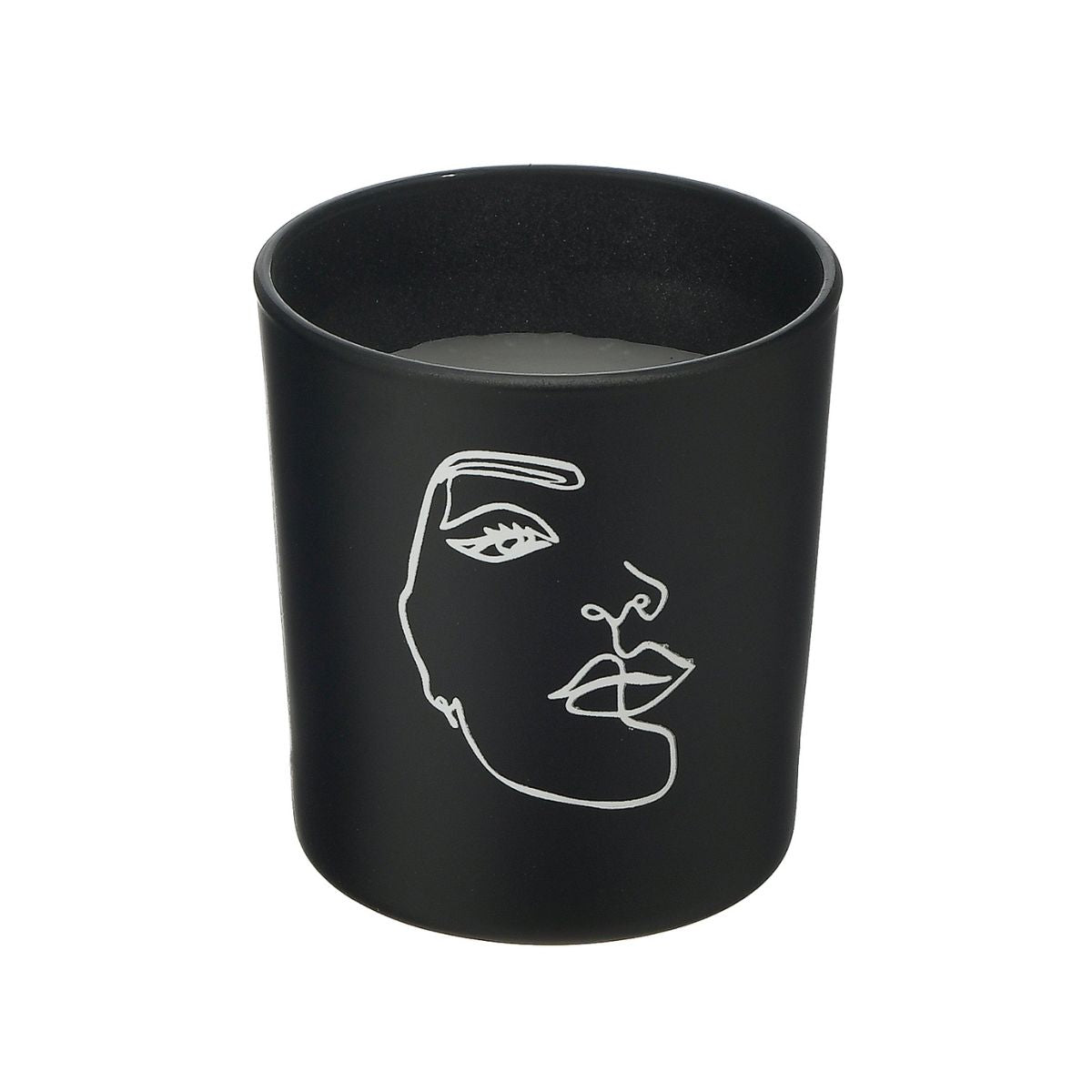 Lumanare parfumata, parafina in suport de sticla, designuri diferite, 1, hectarul.ro