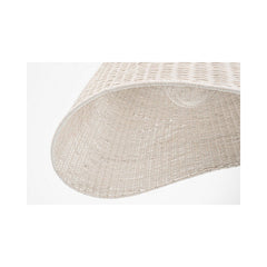 Lustra alba din rattan si metal Arvid Bizzotto