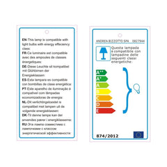 Lustra alba din rattan si metal Arvid Bizzotto