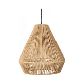 Hectarul - Lustra maro natural din metal si iuta Ø30x33 cm Natural Living