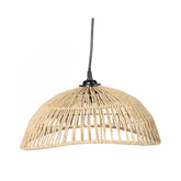 Hectarul - Lustra maro natural din metal si iuta Ø35x15 cm Natural Living