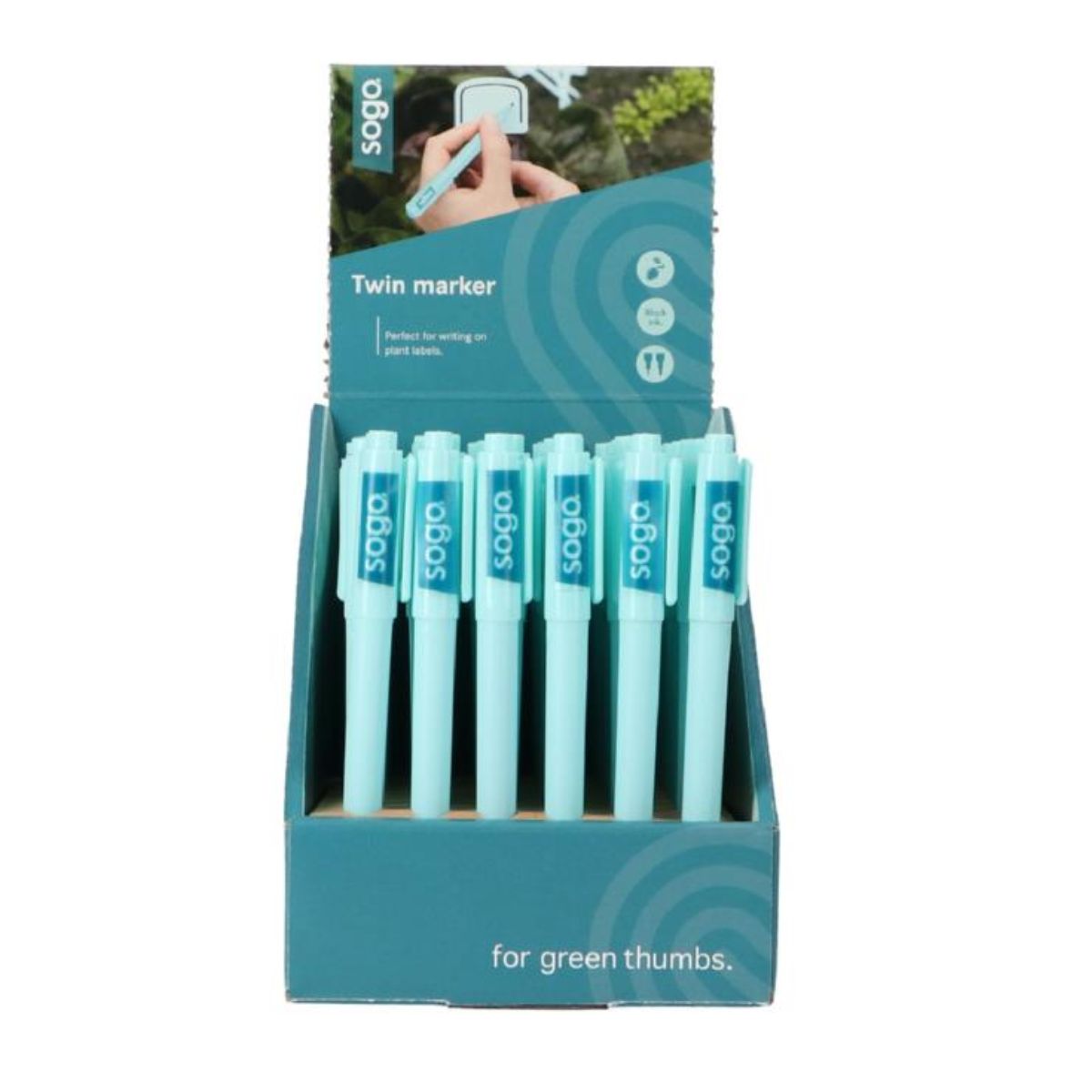 Marker rezistent la apa pentru etichete, SOGO, 1, hectarul.ro