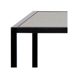 Masa de bar neagra din MDF 120 cm Seaford Actona