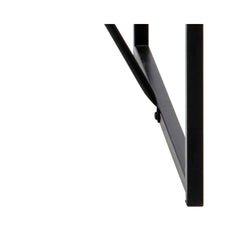 Masa de bar neagra din MDF 120 cm Seaford Actona