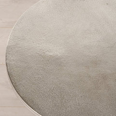 Masa de cafea argintie din aluminiu Ø45 cm Morries Boltze