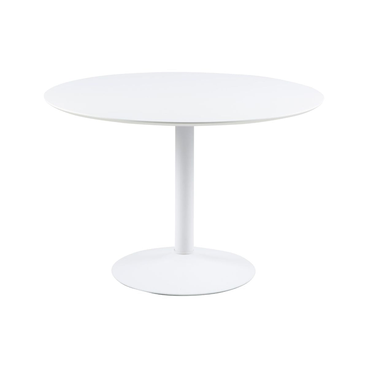 Masa de dining alba din MDF 110 cm Ibiza Actona, 1, hectarul.ro
