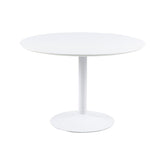 Hectarul - Masa de dining alba din MDF 110 cm Ibiza Actona