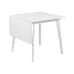 Masa de dining alba din MDF 80/120 cm Roxby Actona