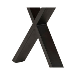 Masa de dining maro aspect stejar din MDF melaminat 160 cm Wales Actona