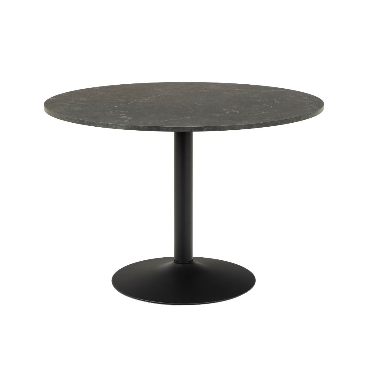 Masa de dining neagra din MDF melaminat 110 cm Ibiza Actona, 1, hectarul.ro