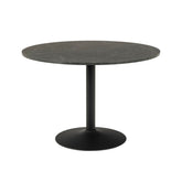 Hectarul - Masa de dining neagra din MDF melaminat 110 cm Ibiza Actona