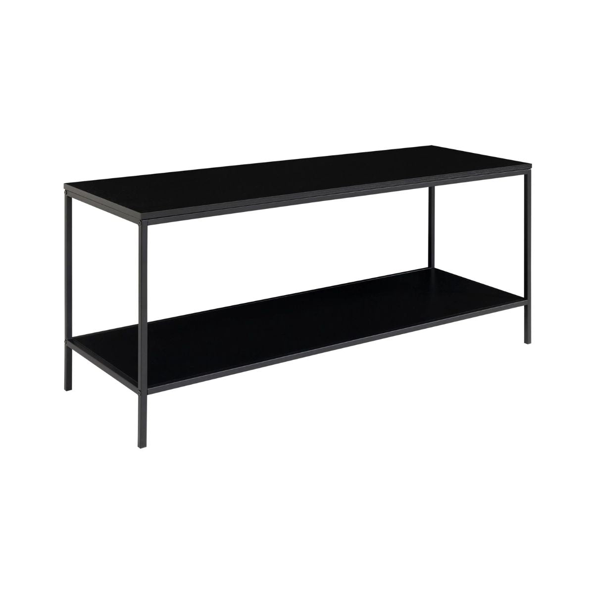 Comoda TV neagra din otel si PAL melaminat 100 cm Vita House Nordic, 1, hectarul.ro