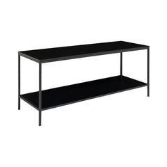 Comoda TV neagra din otel si PAL melaminat 100 cm Vita House Nordic