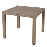 Hectarul - Masa gradina alba 90x90 CM