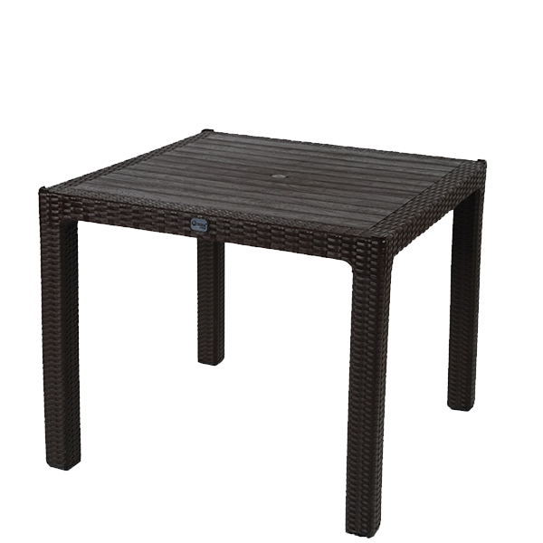 Masa gradina maro 90x90 CM, 1, hectarul.ro