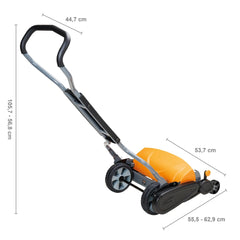 Masina manuala de tuns gazonul Fiskars StaySharp Max, 610 mm, 20 kg