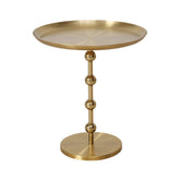 Hectarul - Masuta de cafea aurie din fier Ø45 cm Majesty Boltze