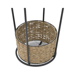 Masuta de cafea din metal si poliester Ø44Χ60 Ethnic Inart