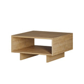 Hectarul - Masuta de cafea maro din PAL melaminat 60x60 cm Hola Decortie