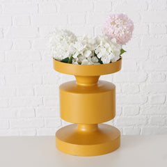 Masuta de cafea galbena din fier Ø30 cm Shaly Boltze