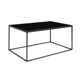 Hectarul - Masuta de cafea neagra din otel si PAL melaminat 60x90 cm Vita House Nodic