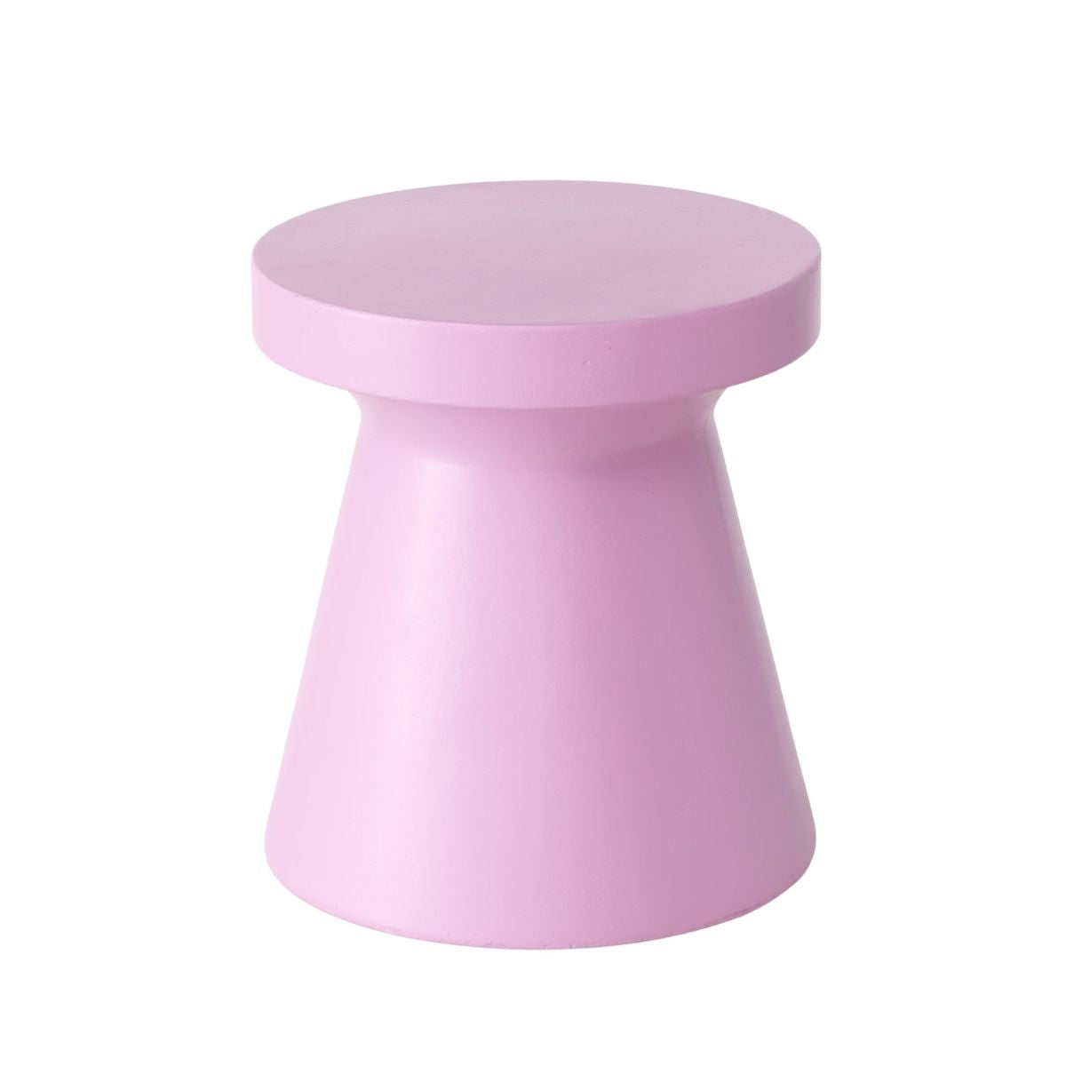 Masuta de cafea roz Ø35 cm din compozit Salvatore Boltze, 1, hectarul.ro