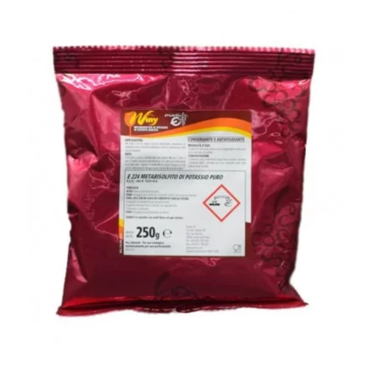 Metabisulfit de potasiu pur, WINY, 250 gr, 1, hectarul.ro