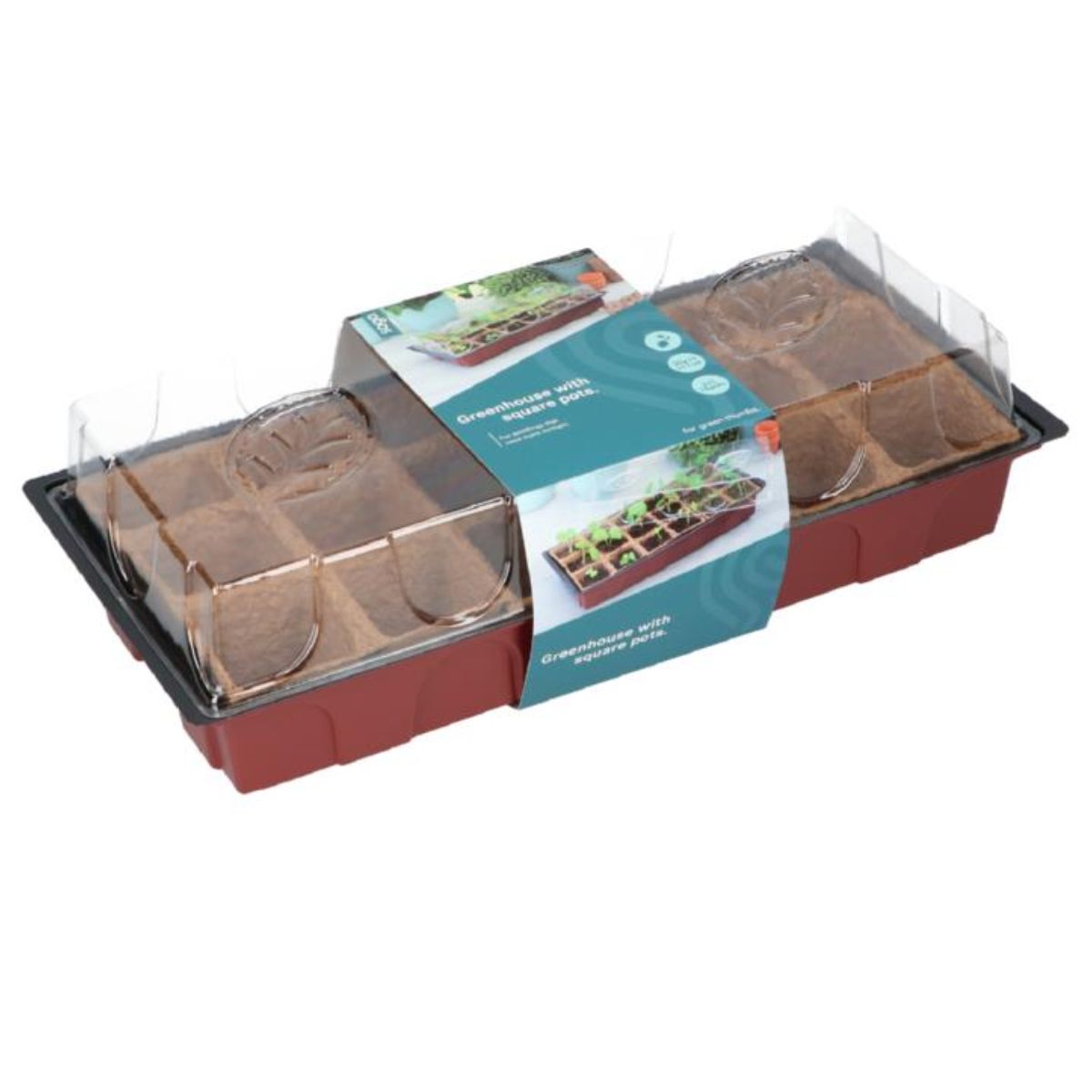 Mini sera biodegradabila, 18 alveole, 6x6 cm. SOGO, 1, hectarul.ro