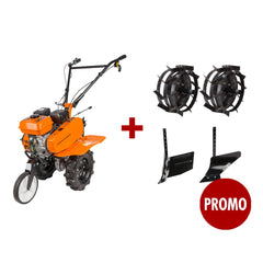 Promotie Motosapa 7CP+ Roti Agricole + Roti Metalice + Plug + Rarita Evotools