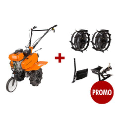 Promotie Motosapa 7CP+ Roti Agricole + Roti Metalice + Plug Reversibil 681083 + Rarita Evotools
