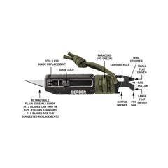 Multitool EDC (everyday carry) GERBER, Prybrid-X