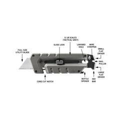 Multitool EDC (everyday carry), Prybrid-Utility, GERBER, Gri