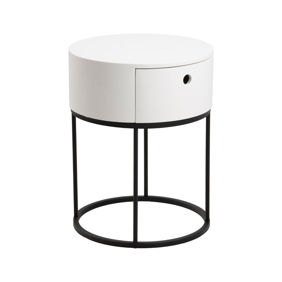 Noptiera alba din MDF Polo II Actona, 1, hectarul.ro