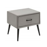 Hectarul - Noptiera gri Famous Invicta