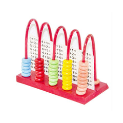 Numaratoare dubla din lemn cu 5 coloane si operatii matematice, WD 2015