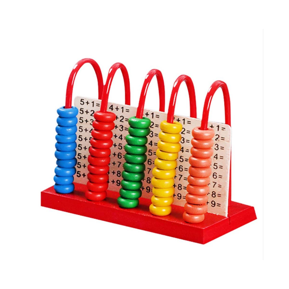 Numaratoare dubla din lemn cu 5 coloane si operatii matematice, WD 2015, 1, hectarul.ro