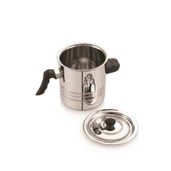 Oala pentru lapte , din inox cu capac din inox , 3 l , Grunberg GR1518