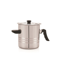 Oala pentru lapte , din inox cu capac din inox , 3 l , Grunberg GR1518