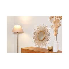 Oglinda aurie din fier si sticla Ø50 cm Brooklyn Boltze