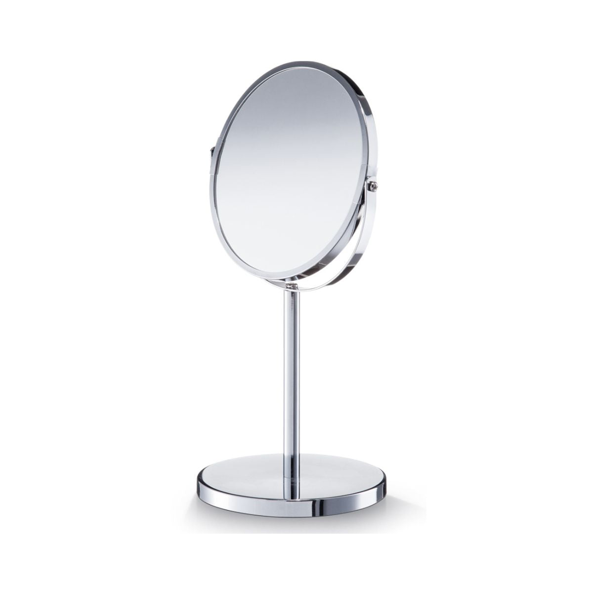 Oglinda cosmetica cu 2 fete, argintie, din metal, Ø17, Cosmetic Mirror Zeller, 1, hectarul.ro