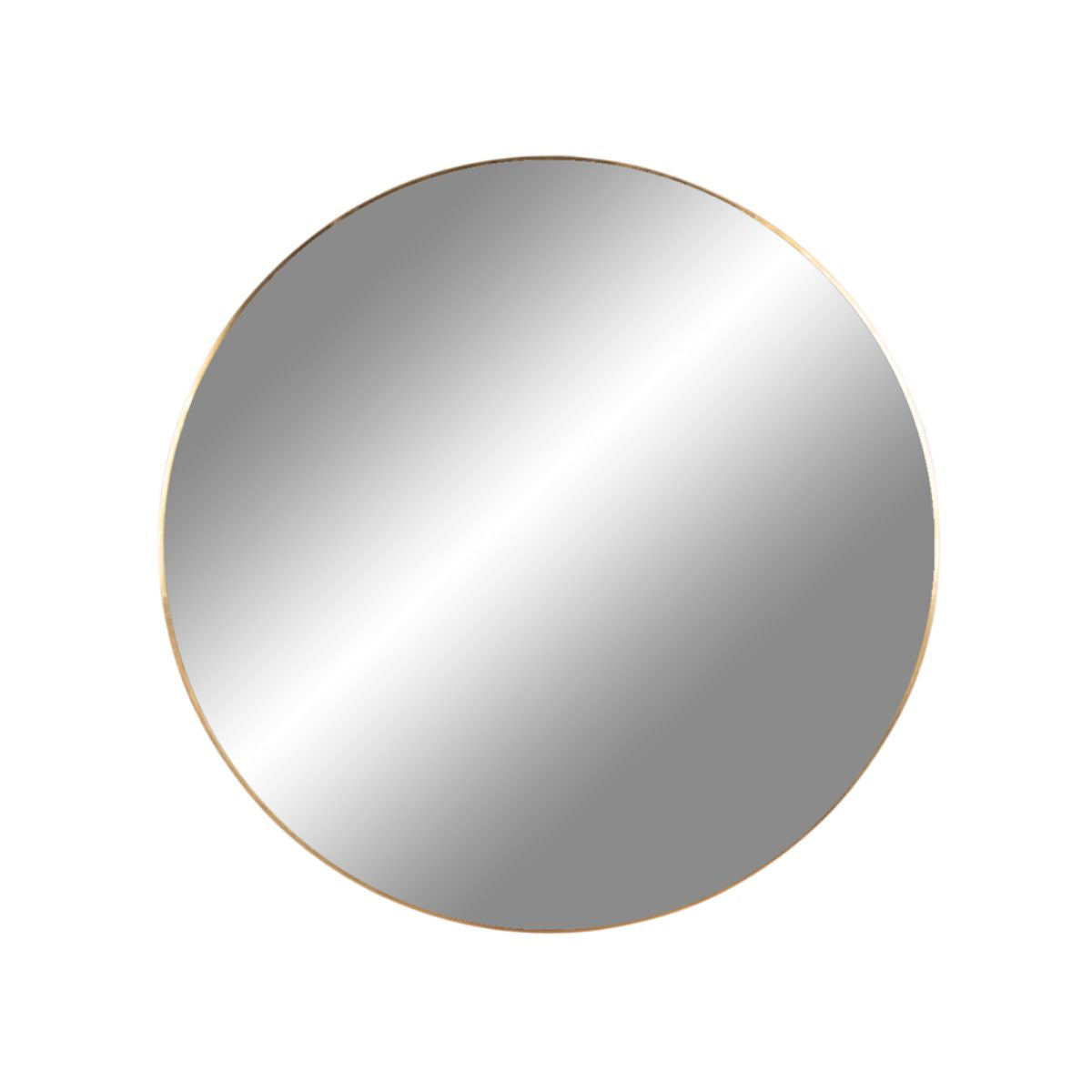 Oglinda cu rama aurie din otel si sticla 60 cm Jersey House nordic, 1, hectarul.ro