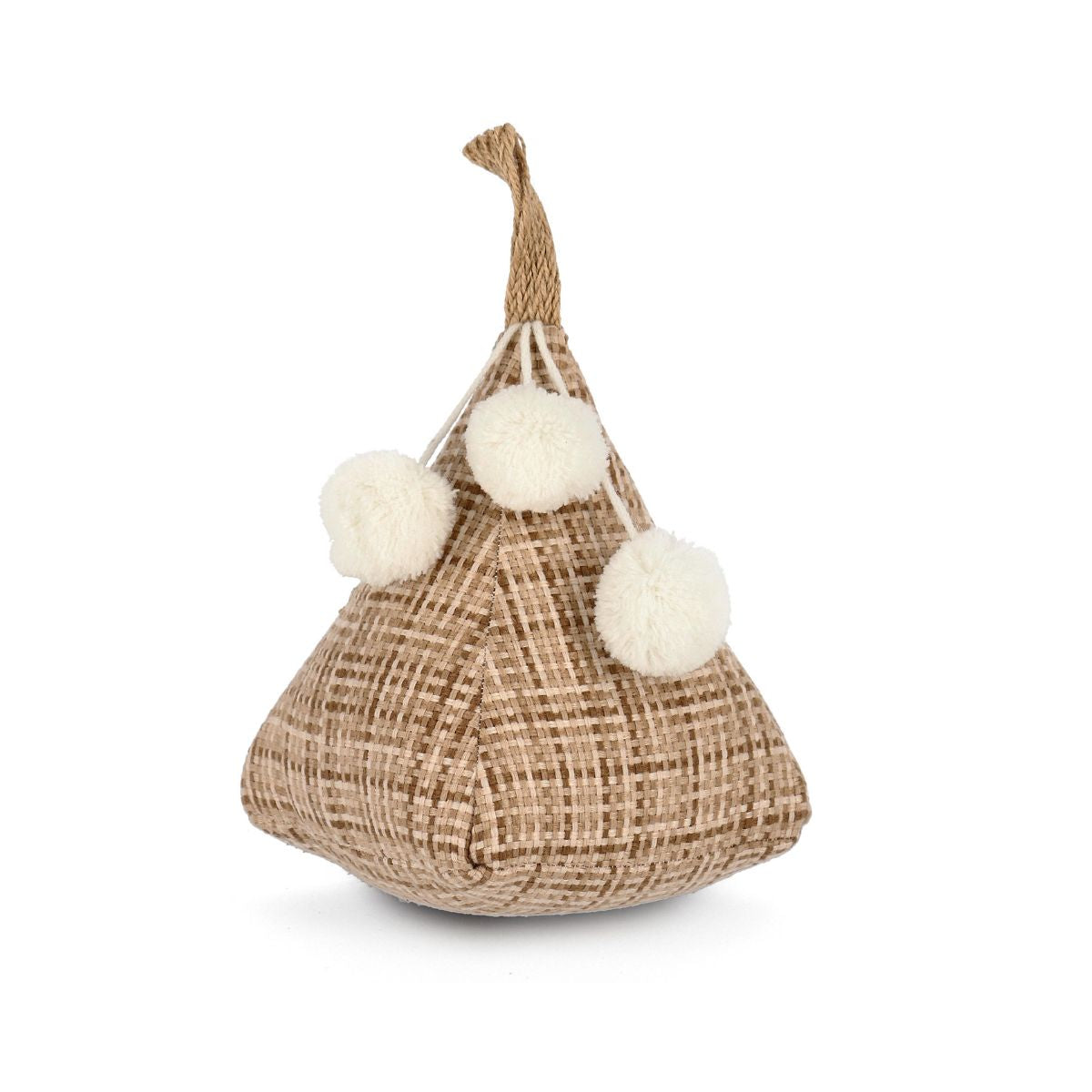 Opritor de usa maro/alb din poliester si bumbac 14 x 18 cm Kathy Bizzotto, 1, hectarul.ro