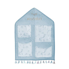 Organizator de perete albastru deschis pentru copii 56Χ42 Inart