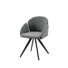 Pachet 3+1 Scaun dining rotativ gri heather Noran DC-53