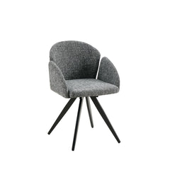 Pachet 3+1 Scaun dining rotativ gri heather Noran DC-53