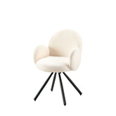 Hectarul - Pachet 3+1 Scaun rotativ crem Teddy DC-71