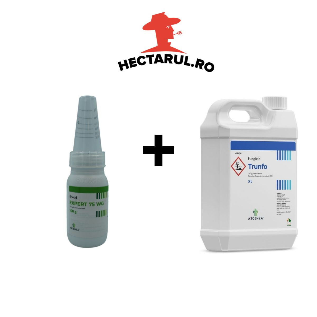 Pachet erbicidare cereale paioase cu fungicid, 5 HA, EXPERT 75 WG + TRUNFO, 1, hectarul.ro