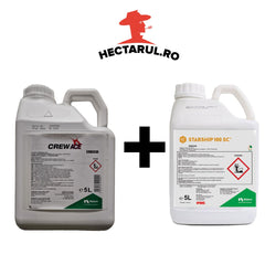 Pachet erbicidare porumb postemergent, 3 HA, CREW ACE + STARSHIP