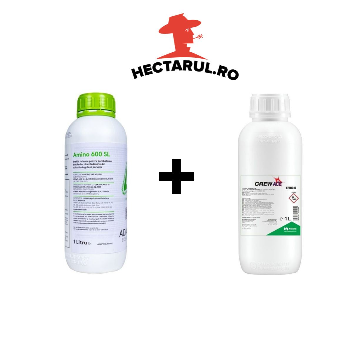 Pachet anti-buruieni la porumb pentru 1 HA, CREW ACE + AMINO, 1, hectarul.ro