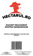 Pachet tratament pentru samburoase, 3 tratamente x 30 litri de apa